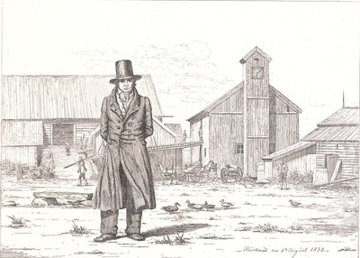 Peter Collet at the Copper Works Buskerud in Norway by Martinus Rørbye