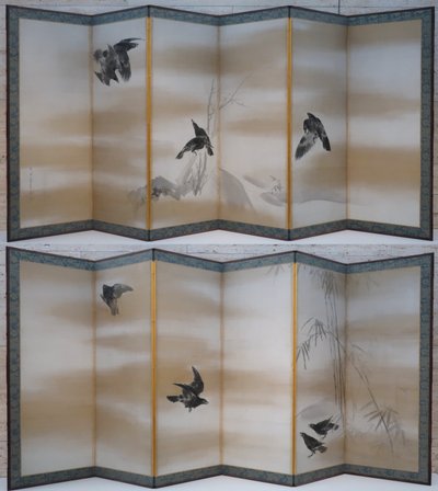 Crows by Maruyama Okyo