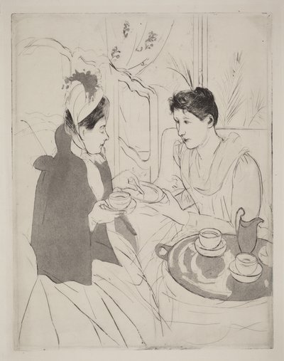Afternoon Tea Party by Mary Cassatt