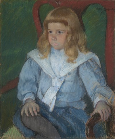 Boy with Golden Curls (Portrait of Harris Whittemore, Jr., B.A. 1918) by Mary Cassatt
