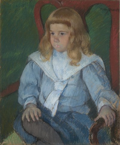 Boy with Golden Curls by Mary Cassatt