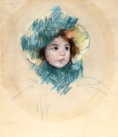 Head of Margot by Mary Cassatt