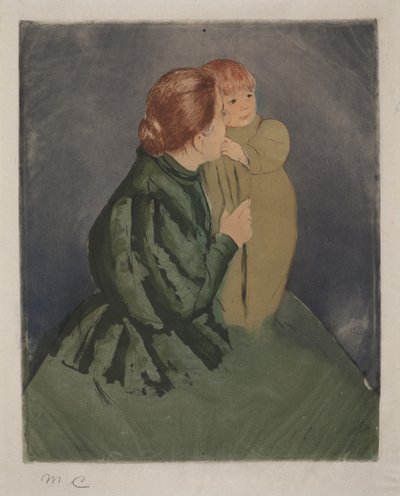 Peasant Mother and Child by Mary Cassatt