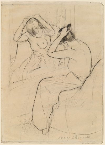 The Coiffure by Mary Cassatt
