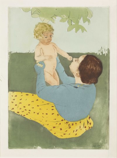 Under the Horse-Chestnut Tree by Mary Cassatt
