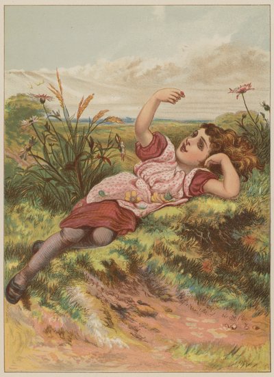 Girl with Ladybird by Mary Ellen Edwards