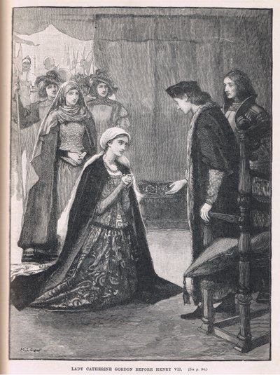 Lady Catherine Gordon before Henry VII 1497 by Mary L. Gow