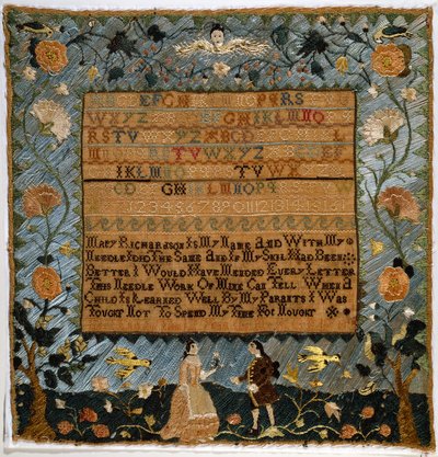 Sampler by Mary Richardson