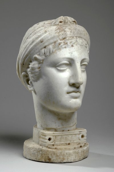 Bust of a Grecian Woman (detail) by Mary Thornycroft