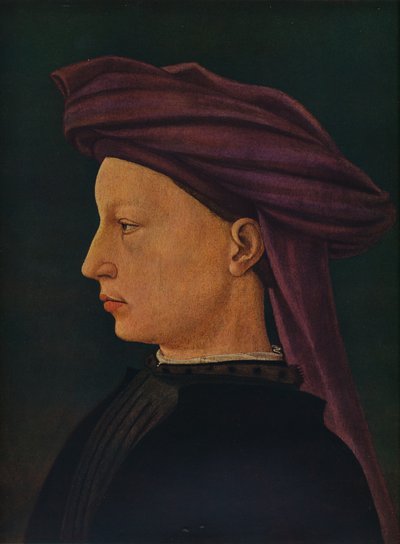 Profile Portrait of a Young Man by Masaccio Tommaso