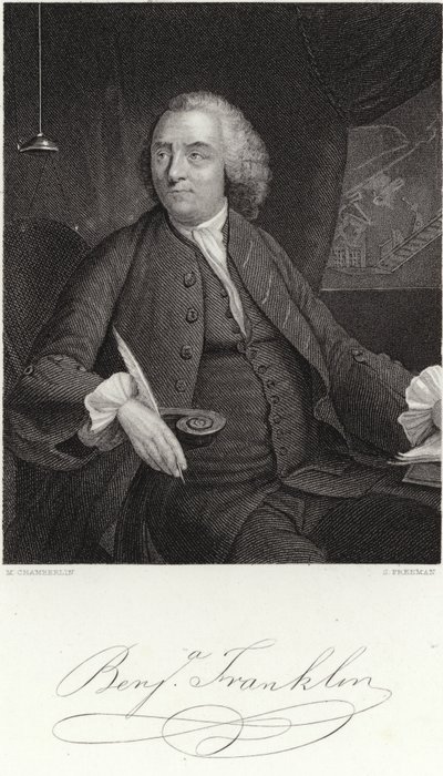 Benjamin Franklin by Mason Chamberlain