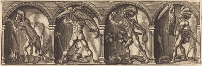 Various Portraits and Figures XIII by Master AD