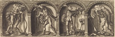 Les divers pourtraicts et figures XII by Master AD