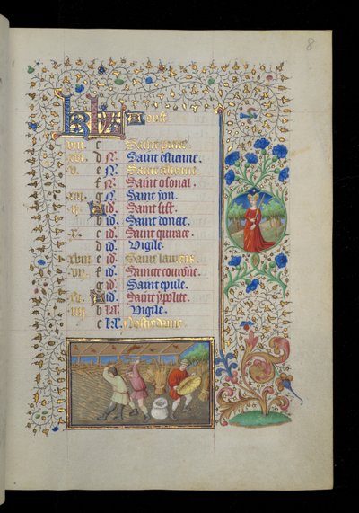 Labour of the Month - August by Master Dunois