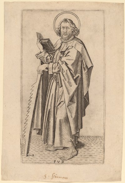 Saint Judas Thaddaeus by Master FVB