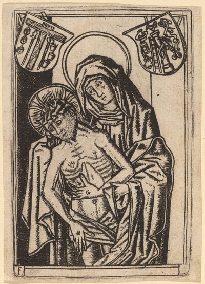 The Virgin Supporting the Body of Christ by Master F