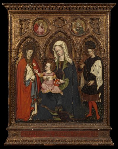 Virgin and Child with Two Saints by Master GZ