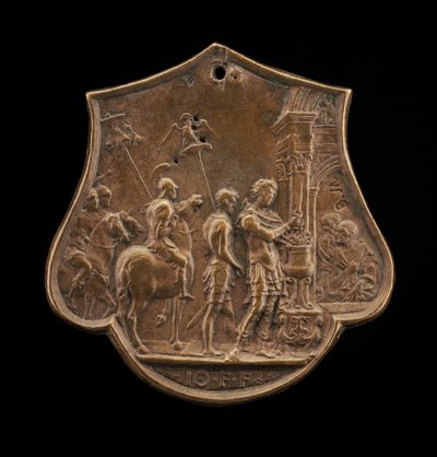 Mucius Scaevola, second half 15th century by Master IO.FF.
