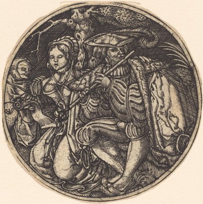 The Flute Player by Master WI