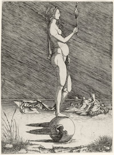 Fortune Sailing on a Winged Globe, c.1510-15 by Master of 1515