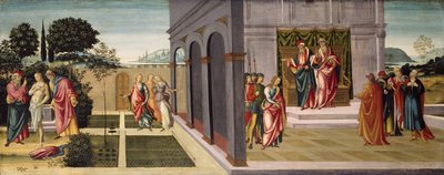 Susanna and the Elders in the Garden, and the Trial of Susanna before the Elders by Master of Apollo and Daphne