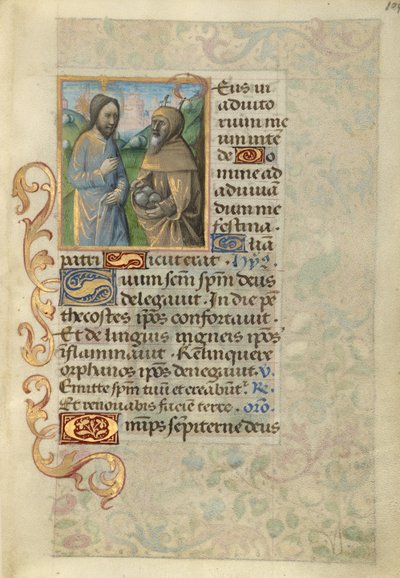 Temptation of Christ by Master of Cardinal Bourbon