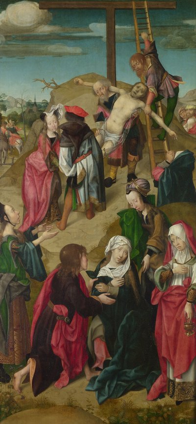 The Deposition Triptych: Scenes from the Passion of Christ, right panel, c. 1510 by Master of Delft