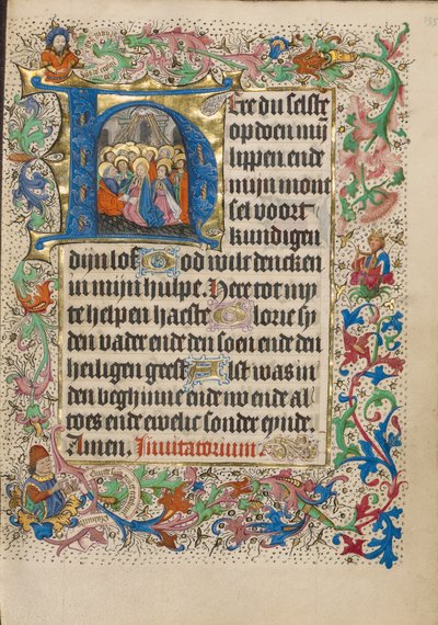 Initial H: Pentecost by Master of Evert Zoudenbalch
