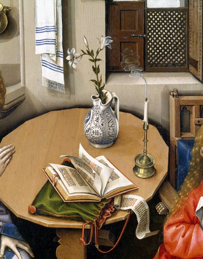 Annunciation Triptych (Merode Altarpiece) by Master of Flémalle