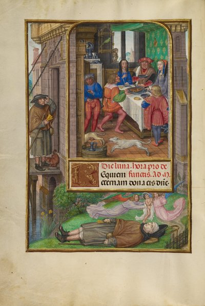 The Feast of Dives by Master of James IV of Scotland