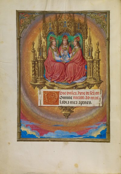 The Holy Trinity Enthroned by Master of James IV of Scotland