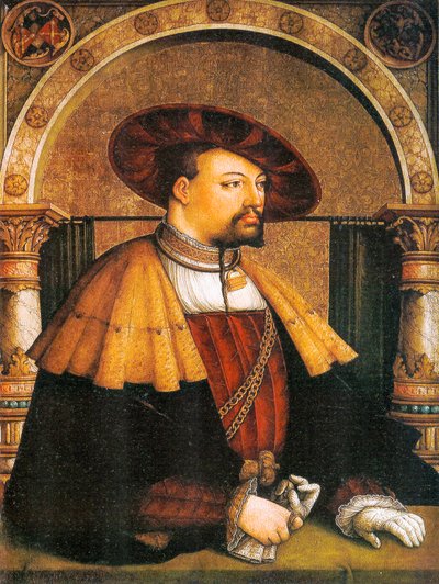 Portrait of Eitelfriedrich III. von Zollern (1561) by Master of Messkirch