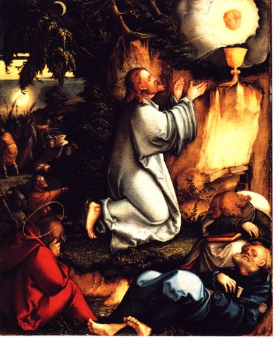 Christ on the Mount of Olives and the Arrest of Christ by Master of Messkirch