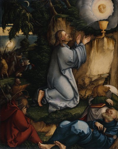 Christ on the Mount of Olives and the Arrest of Christ by Master of Messkirch