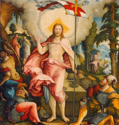 The Resurrection of Christ and Noli Me Tangere by Master of Messkirch