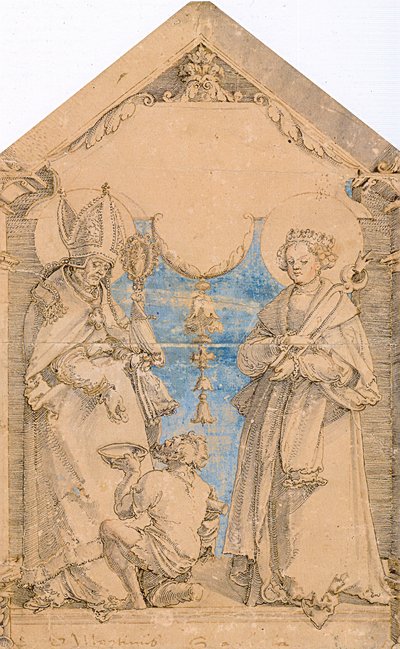 Saints Martin and Apollonia by Master of Messkirch