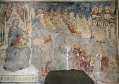 Our Lady and the Child with Donor (detail) by Master of Mocchirolo