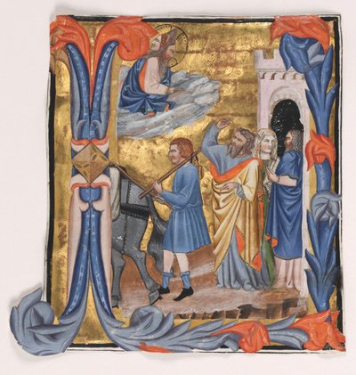 Initial I with Departure of Tobias by "Master of Noah