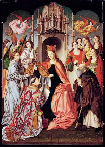 The Imposition of the Chasuble on Saint Ildenfonse by Master of San Ildefonso