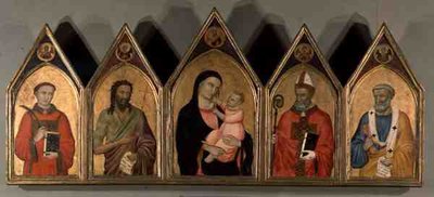 Virgin and Child with Saints by Master of Terenzano
