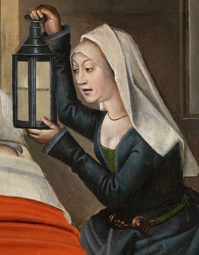 The Evil Butcher (detail) by Master of The Legend of St. Lucy
