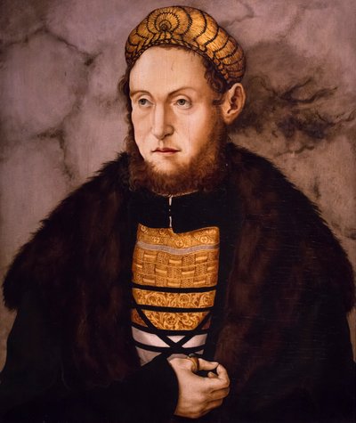 Portrait of a Noble Man with a Golden Headdress, circa 1505-1507 by Master of the Augsburg Ecce Homo