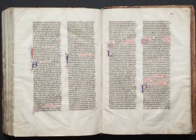 The Gotha Missal: Fol. 156r, Text, c. 1375 by Master of the Boqueteaux