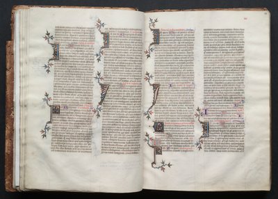 The Gotha Missal: Fol. 23r, Text, c. 1375 by Master of the Boqueteaux