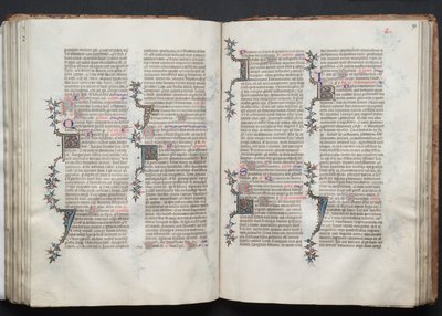 The Gotha Missal: Fol. 92v, Text, c. 1375 by Master of the Boqueteaux