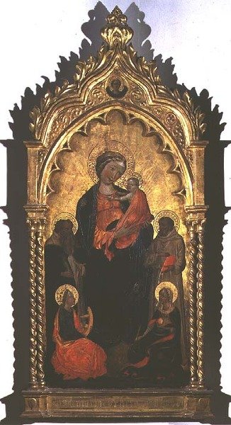 Madonna and Child with Saints by Master of the Borgo alla Collina