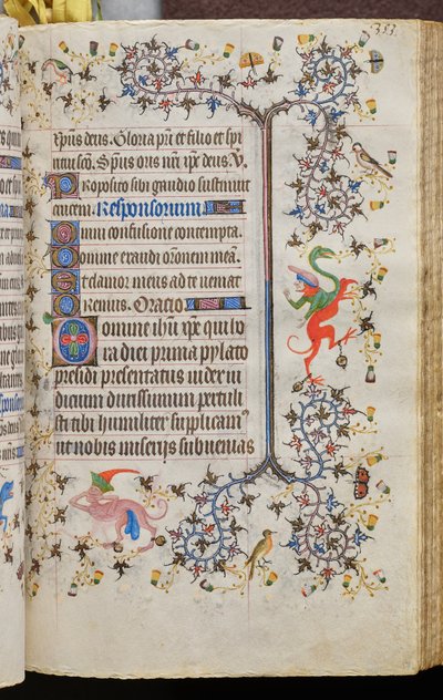 Hours of Charles the Noble, King of Navarre (1361-1425): fol. 172r, Text by Master of the Brussels Initials and Associates