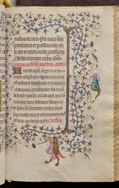 Hours of Charles the Noble, King of Navarre (1361-1425): fol. 270r, Text by Master of the Brussels Initials and Associates