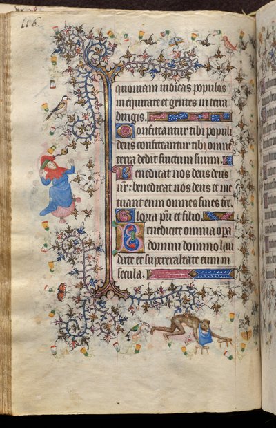 Hours of Charles the Noble, King of Navarre (1361-1425): fol. 58v, Text by Master of the Brussels Initials and Associates