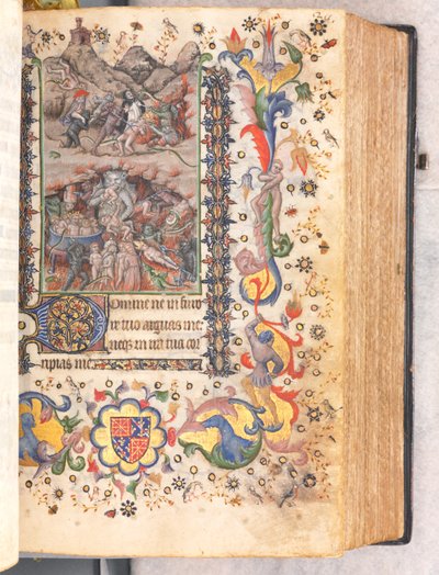 Hours of Charles the Noble, King of Navarre: fol. 106r, Last Judgment by Master of the Brussels Initials and Associates